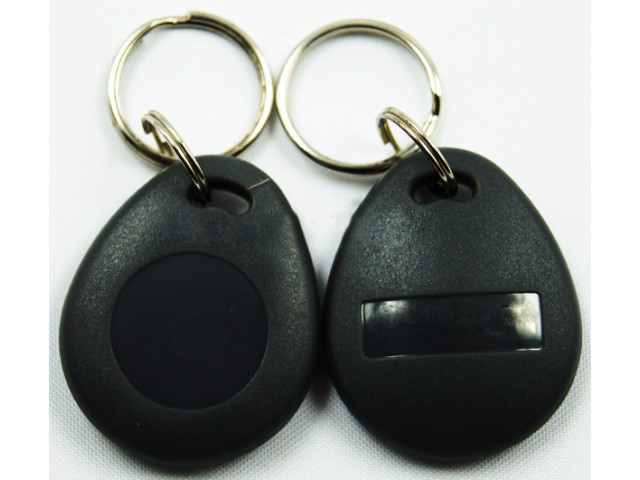 Odolný černý RFID přívěsek EM 125 kHz, EM4100/TK4100