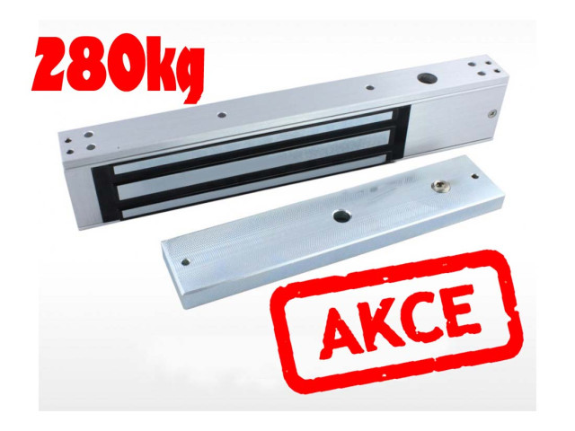 Magnetický zámek 280kg s LED, 12-24V | SEBURY BEL-004