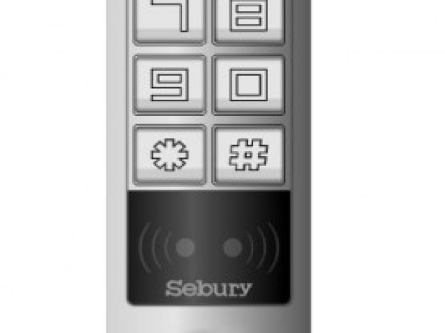 Autonomní RFID čtečka/klávesnice Sebury sKey-W-s