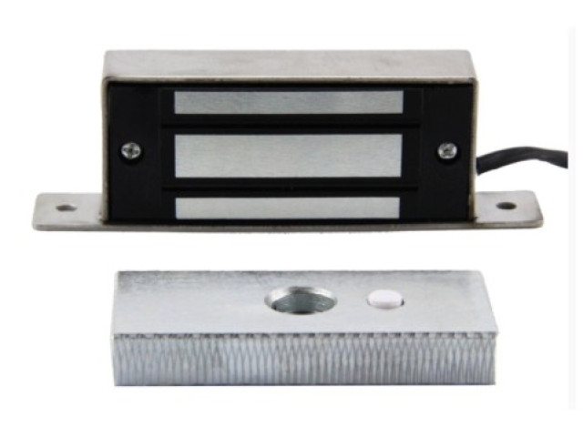Boční elektromagnetický zámek SEBURY SM-60L, 60kg, DC 12/24V