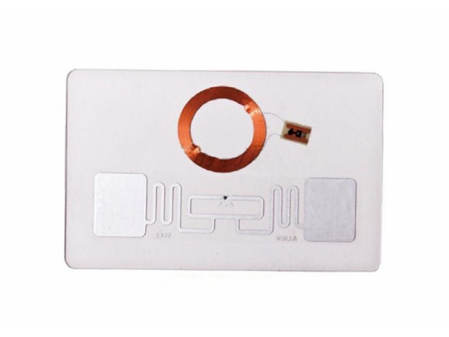 Hybridní RFID karta EM 125 kHz + UHF 915–925 MHz | SEBURY C-UHF-ID