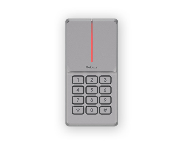 Celokovová přístupová klávesnice a RFID čtečka EM/HID/MIFARE/NFC | Sebury sKey2