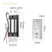 Zápustný elektromagnetický zámek 60Kg, 12V | SEBURY EM-60SD